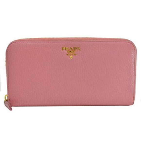 Prada long Wallet pink leather - Picture 1 of 3